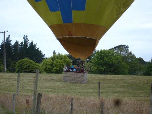 Ballonvaart met de ZK-FBI van Hellenvile naar Orewa New Zealand