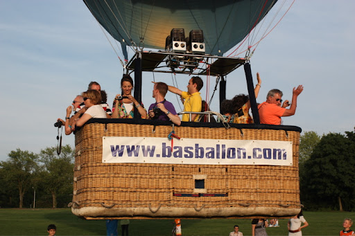 Ballonvaren vanuit Goffertpark Nijmegen naar Kranenburg Duitsland.