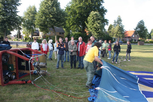 Ballonvaart vanuit Ommen naar het zuiden met een landing in Nijverdal.