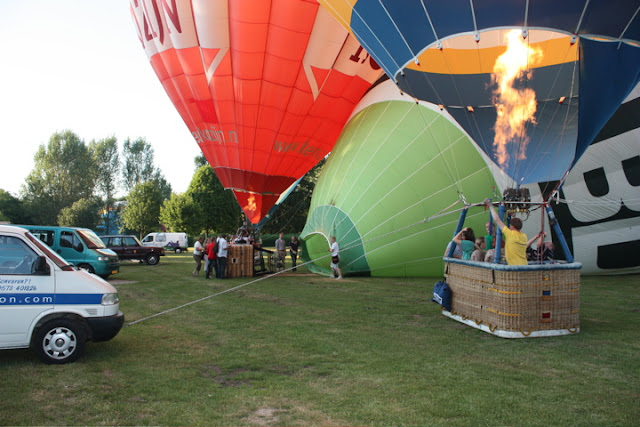 Ballonvaren in Nieuwegein, Houten Wijk bij duurstede en Rhenen.