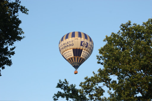 Ballonvaart tijdens voetbal WK finale vanuit Amersfoort naar Veenendaal.