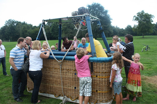 Internationale ballonvaart van Almelo naar neuenhaus Duitsland.