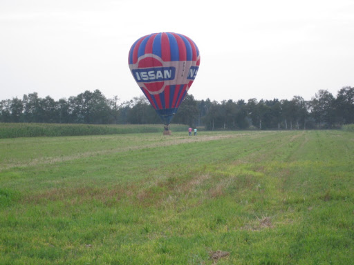 Examen ballonvaart van Ootmarsum naar Nordhorn Duitsland.
