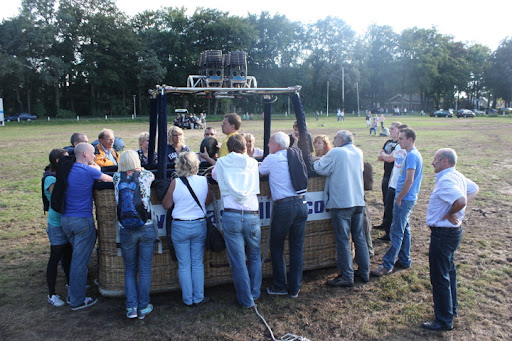 Ballonvaren vanuit Colemsgate naar Voorstonden bij Zutphen.