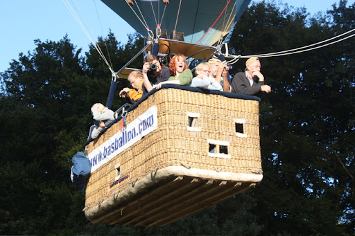 Ballonvaren vanuit Colemsgate naar Voorstonden bij Zutphen.