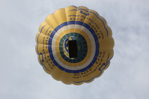 Ballonvaren van Apeldoorn naar Baak.