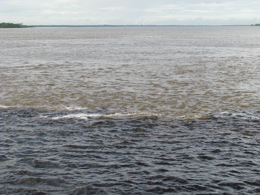 Encontro das �guas. Rio Negro e Solim�es