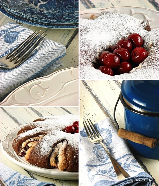 yeasted meringue coffe cake - collage-1