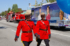A lot of cops were out. The guy on the right bears a resemblence to Stephen Harper... hmm...