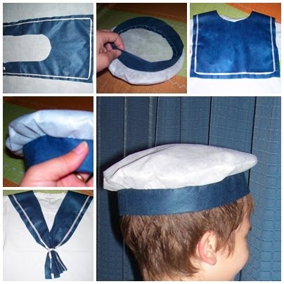 Como hacer un sombrero de marinero en foami - Imagui