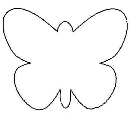 Molde mariposas de papel - Imagui