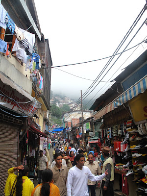 The market of Shimla