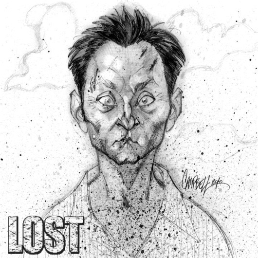  Caricaturas de personagens de Lost