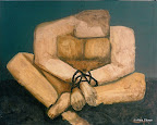 034 - Le Prisonnier - 1993<br />
92 x 65 - Acrylique sur toile