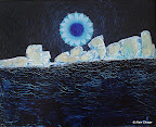 090 - Banquise Bleue - 1998<br />
24 x 30 - Huile sur toile