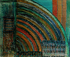 104 - Arc en Ciel - 2004<br />
22 x 16 - Acrylique sur toile