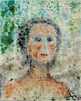051 - Charlotte - 1994<br />
61 x 50 - Acrylique sur toile
