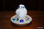 214 - Sandy Bisy - 2008<br />
H 19 X Ø 22 - Résine avec billes de cristal