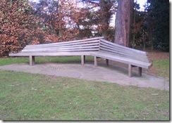 Edinburgh Botanic Gardens, Bench
