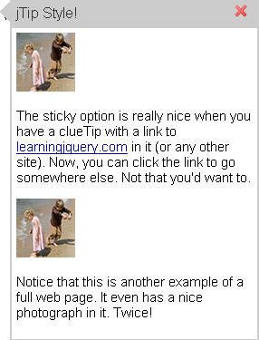 clueTip : A jQuery Plugin