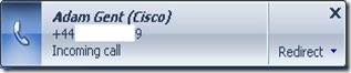 Inbound Call from Cisco to OCS with CLID