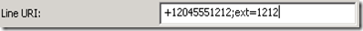 Line URI Example