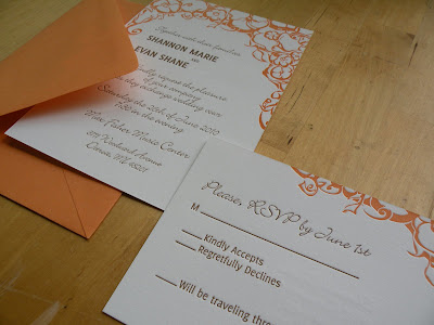 letterpress wedding invites by ann deotte