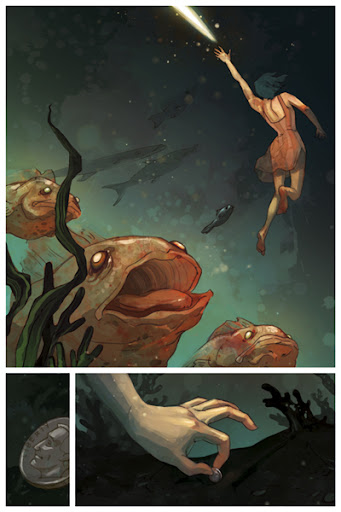 teetering bulb illustrations on still dottie