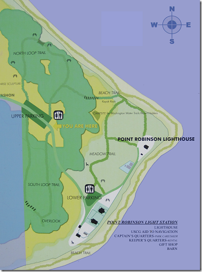 Point Robinson Park map (click for larger view)