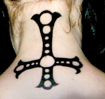 Cross Tattoos On The Back Of The Neck. Back of Neck tattoo
