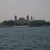 Ellis Island where the emigrants landed when they reached the States