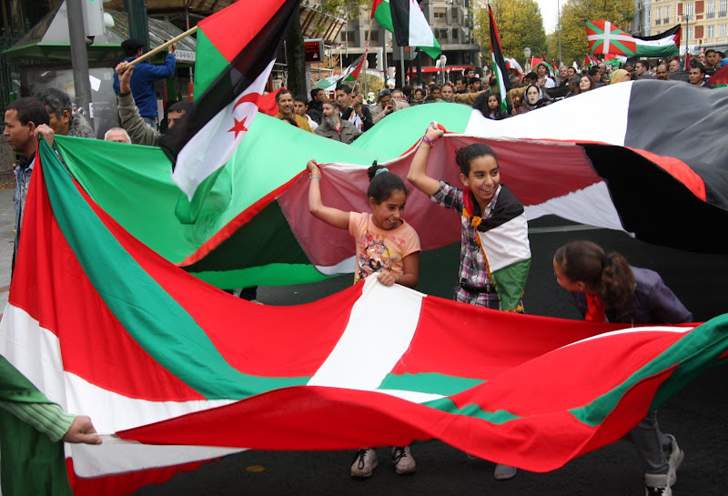 sahara bilbao manifestación manifestazioa