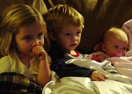 watching movie
