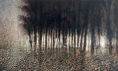 "After Bellini," 1998, oil on canvas, 39.5"x65"