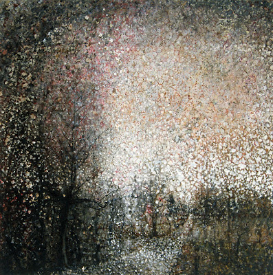 "Brueghel," 2002, oil on panel, 24"x24"