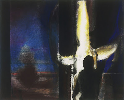 "Shadrach," 2004, raw pigment and pastel on paper, 19.5"x24"