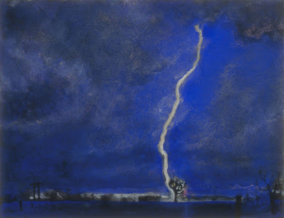 "Strike Study," 2002, gouache on paper, 8.25"x10.5"