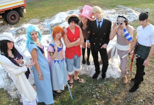 one piece cosplayers