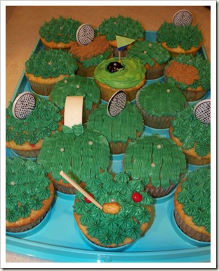 Golf Cupcakes