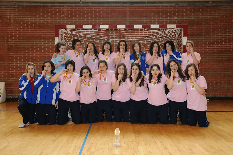 Caja Burgos Aula Juvenil Femenino, medalla de bronce Campeonato de ESPAÑA !!!