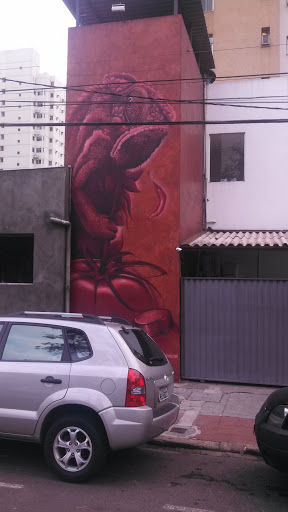 Mural Do Camaleão Tomate E Sal