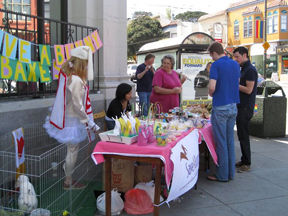 treats A lovely day in the Castro. Oh look treats!!