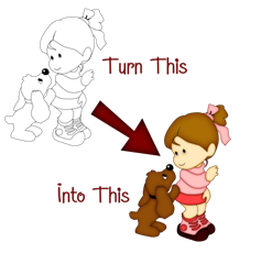 Girl w Dog Preview