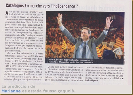 Catalogne Marche vers l'indépendance