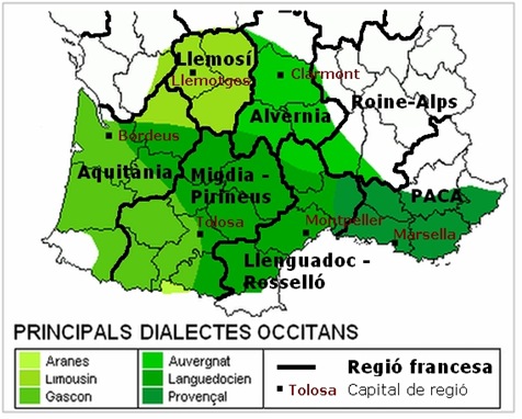 mapa occitana faussa