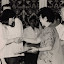 President Cory Aquino presenting Linda with an award President Cory Aquino presenting Linda with an award