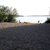 Badstrand, Wannsee (attackmyror ej i bild men på fötterna)