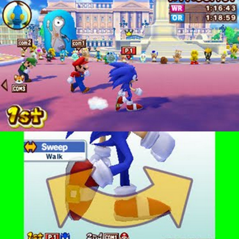 Divulgadas primeiras imagens de Mario e Sonic nas Olimpíadas 2012