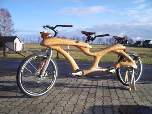 Unique Wooden Bicycle 01