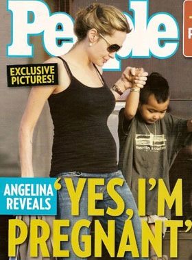 The 13 Most Expensive Celebrity Photos Ever Angelina-Jolies-Visibly-Pregnant-Photos%5B2%5D